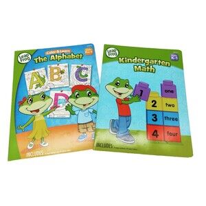 Leap Frog Lot Pre-K Color & Learn ABC & Kindergarten - 1st Grade Math Practice